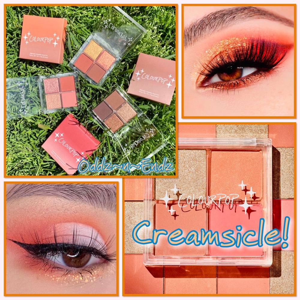 FINAL PRICE MARKDOWN!/ColourPop “Creamsicle” EyeShadow Palette Quad/NEW!
